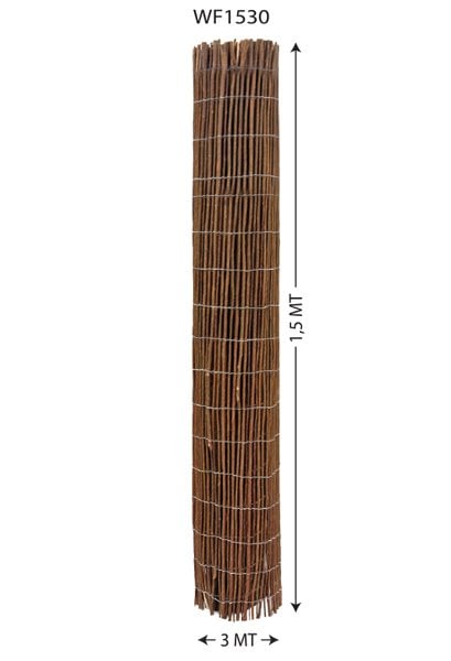 WF1530 - Ahşap Çevirme Çiti 1,5Mtx3Mt