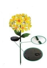 BH026-S - 16 Led Solar Dek.Çiçek Bahçe Aydınlatması Sarı