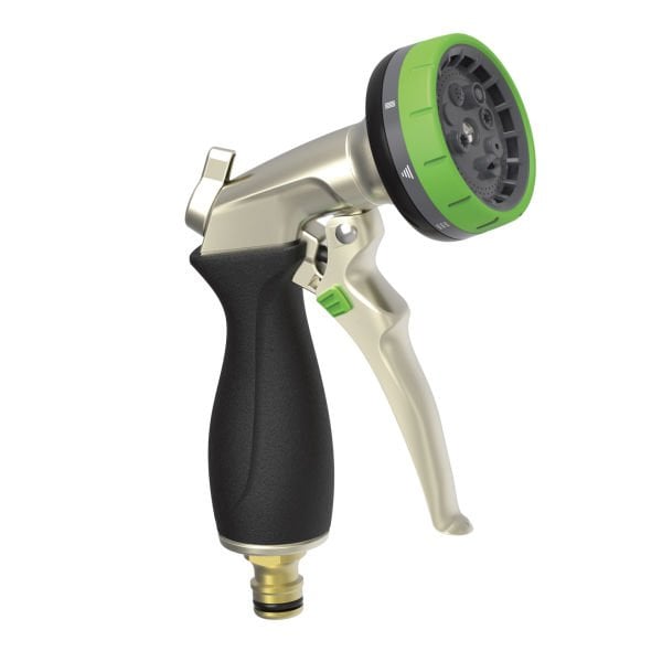 Bahçem 8 Fonksiyonlu Ayarlı Krom Gövdeli Sulama Tabancası