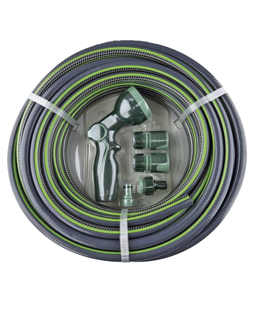 Bahçem Bahçe Hortumu 1/2'' 20mt + 4 Fonksiyonlu Sulama Tabancası Seti