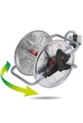 AGR130 - Duvar Tipi Metal Hortum Makarası 50Mtx1/2''