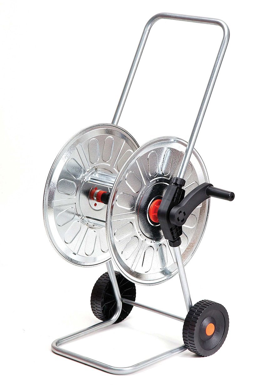 AGR212 - Tekerlekli Metal Hortum Makarası 60Mtx1/2''
