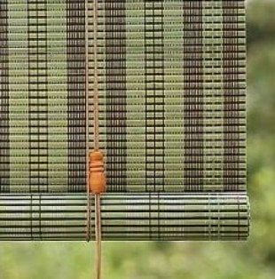 Bambu Stor Perde-Yeşil 200cm x1,80mt