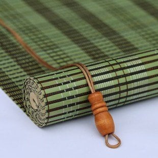 Bambu Stor Perde-Yeşil 120cm x1,80mt