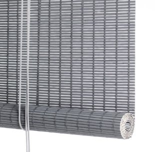 Bambu Stor Perde Antrasit/Gri 150x180 cm