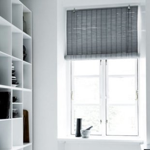 Bambu Stor Perde Antrasit/Gri 60x180 cm