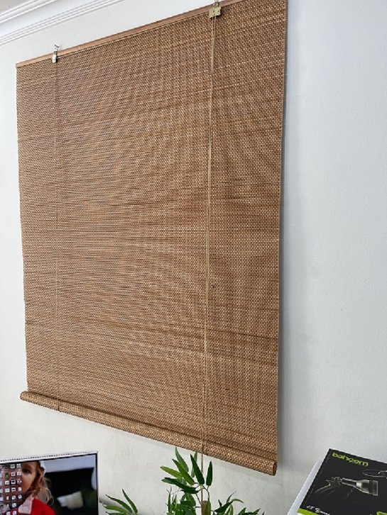 Bambu Stor Perde-Açık Kahverengi  90 cm X 1,80 mt