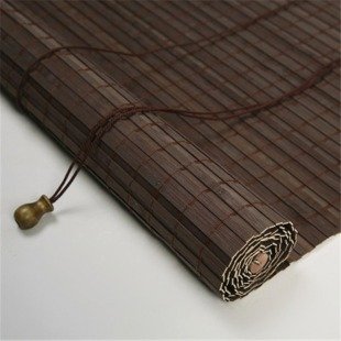 Bambu Stor Perde 120x180 cm Koyu Kahverengi