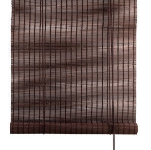 Bambu Stor Perde 60x180 cm Koyu Kahverengi