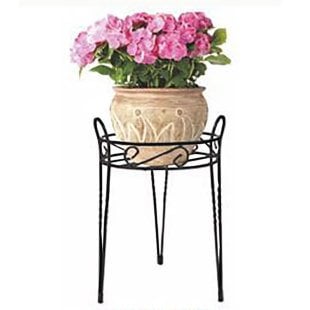 Metal Ferforje Saksılık Çiçeklik Dekoratif Saksı Standı 1 Adet 26x26x37cm