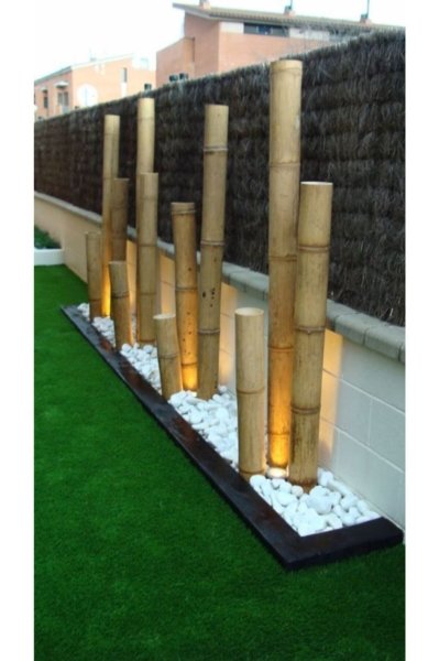 Bahçem Kalın Bambu Çubuğu 7-8 Cm 1 Metre 3 Adet
