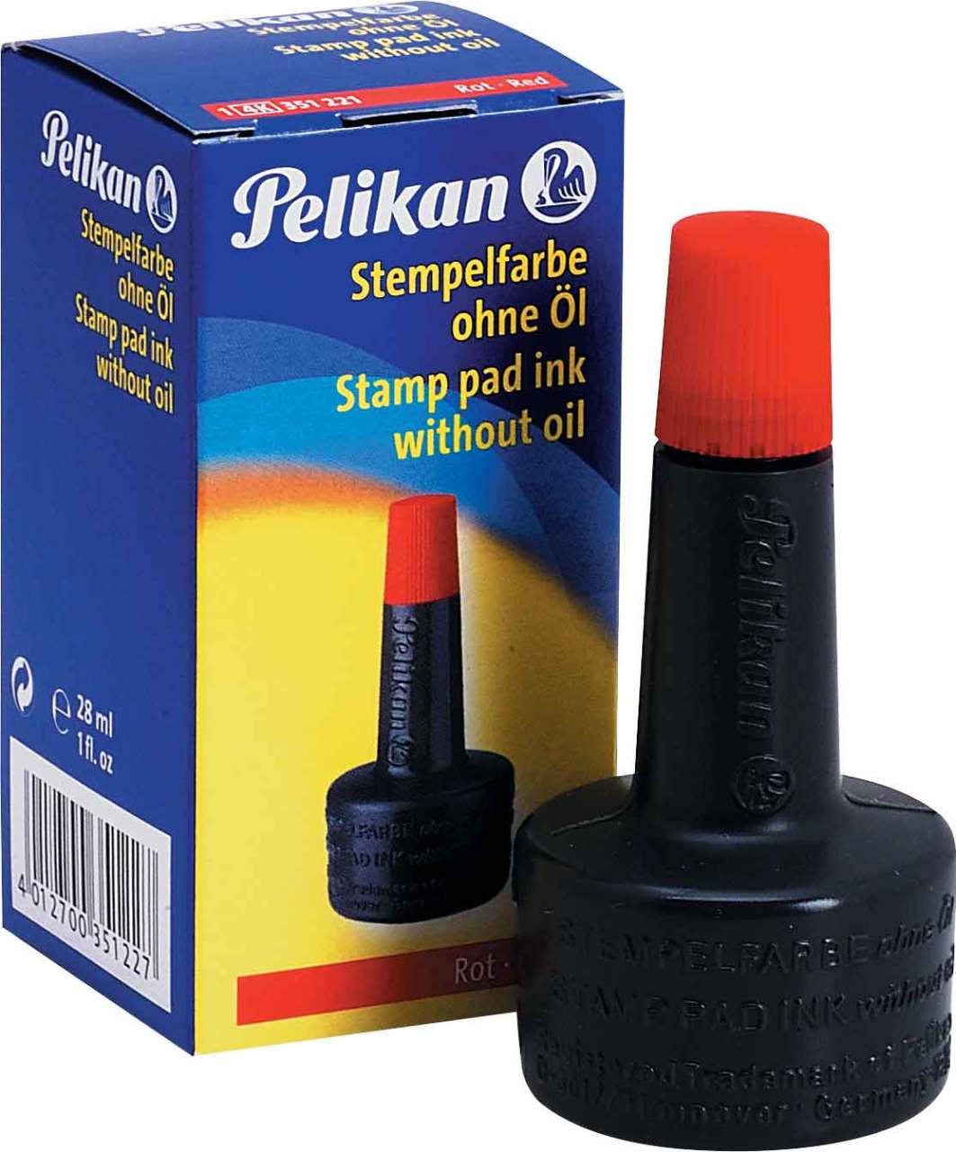 Pelikan Istampa Mürekkebi 28cc Kırmızı