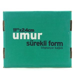 Umur Sürekli Form Kağıdı 11x24 1N 2000'li 5,5 Perforeli