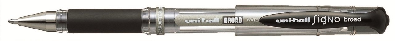Uni-Ball UM-153 Signo Broad İmza Kalemi Siyah