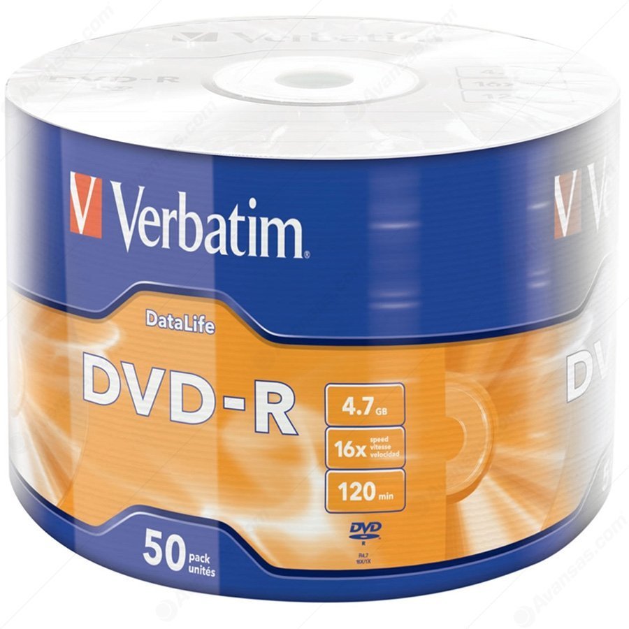 Verbatim DVD-R 50'li Paket