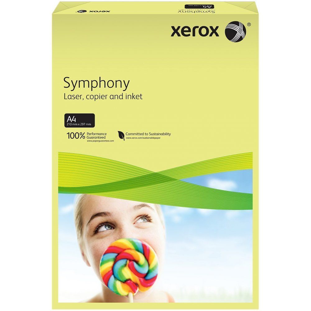 Xerox Symphony  Renkli Fotokopi Kağıdı  A4 80gr Sarı