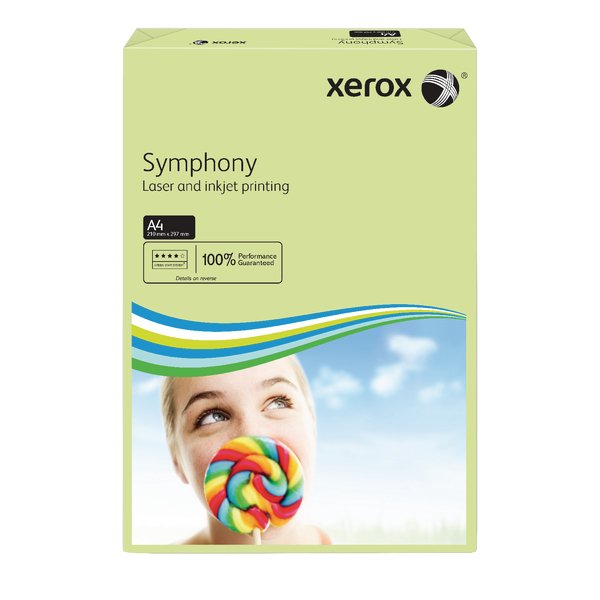 Xerox Symphony  Renkli Fotokopi Kağıdı  A4 80gr Yeşil