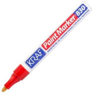 Kraf 830 Paint Marker Kırmızı