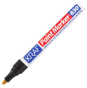 Kraf 830 Paint Marker Siyah