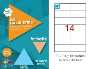 fetihofis Laser Etiket FT-2114