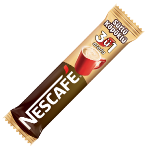 Nescafe 3'ü 1 Arada Sütlü Köpüklü 18 Gr 48'li Paket