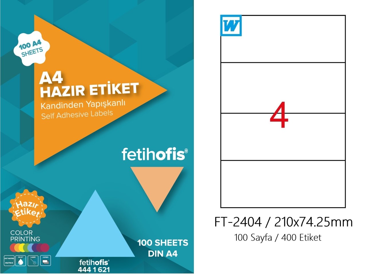 fetihofis Laser Etiket FT-2404