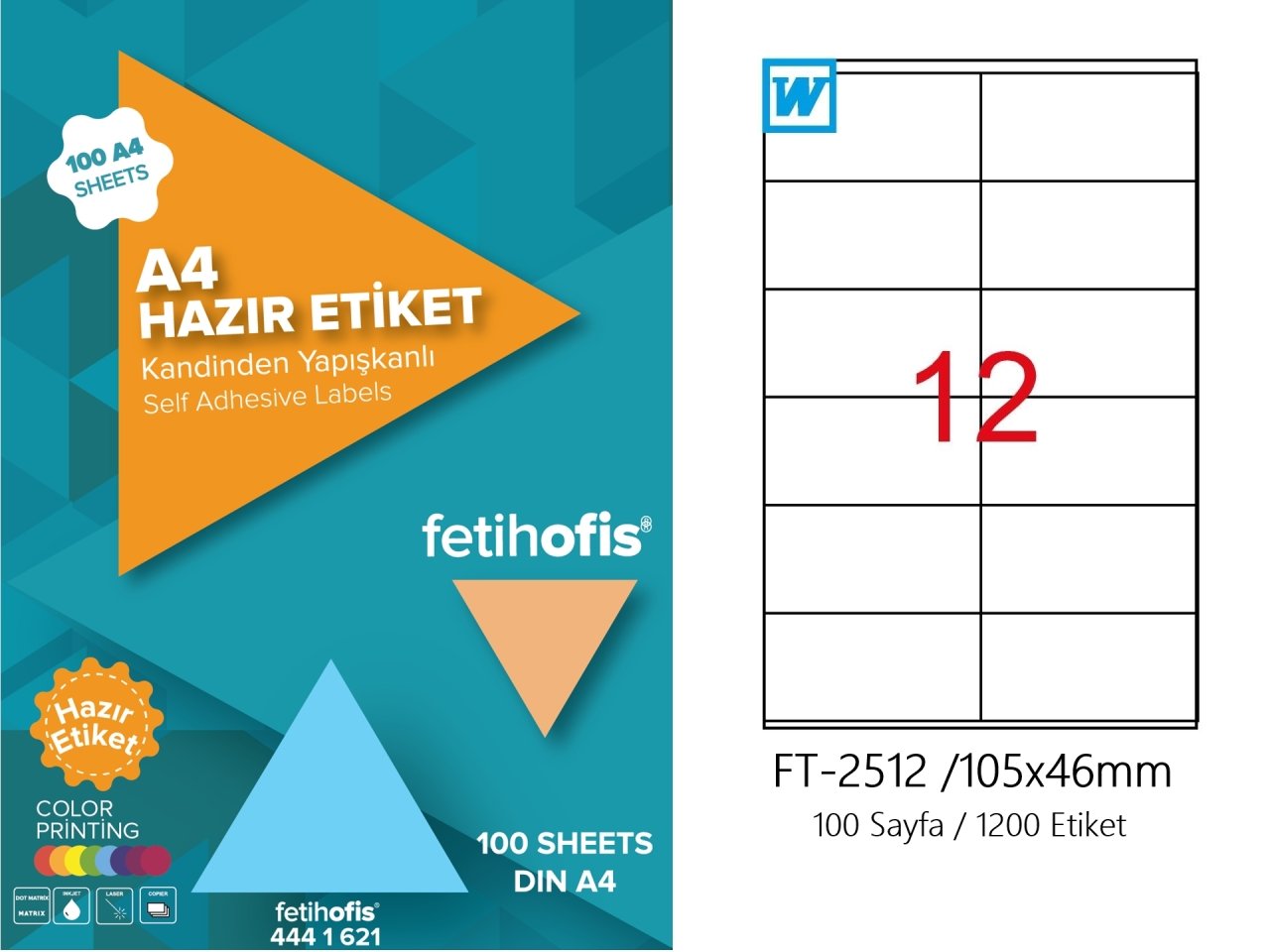 fetihofis Laser Etiket FT-2512