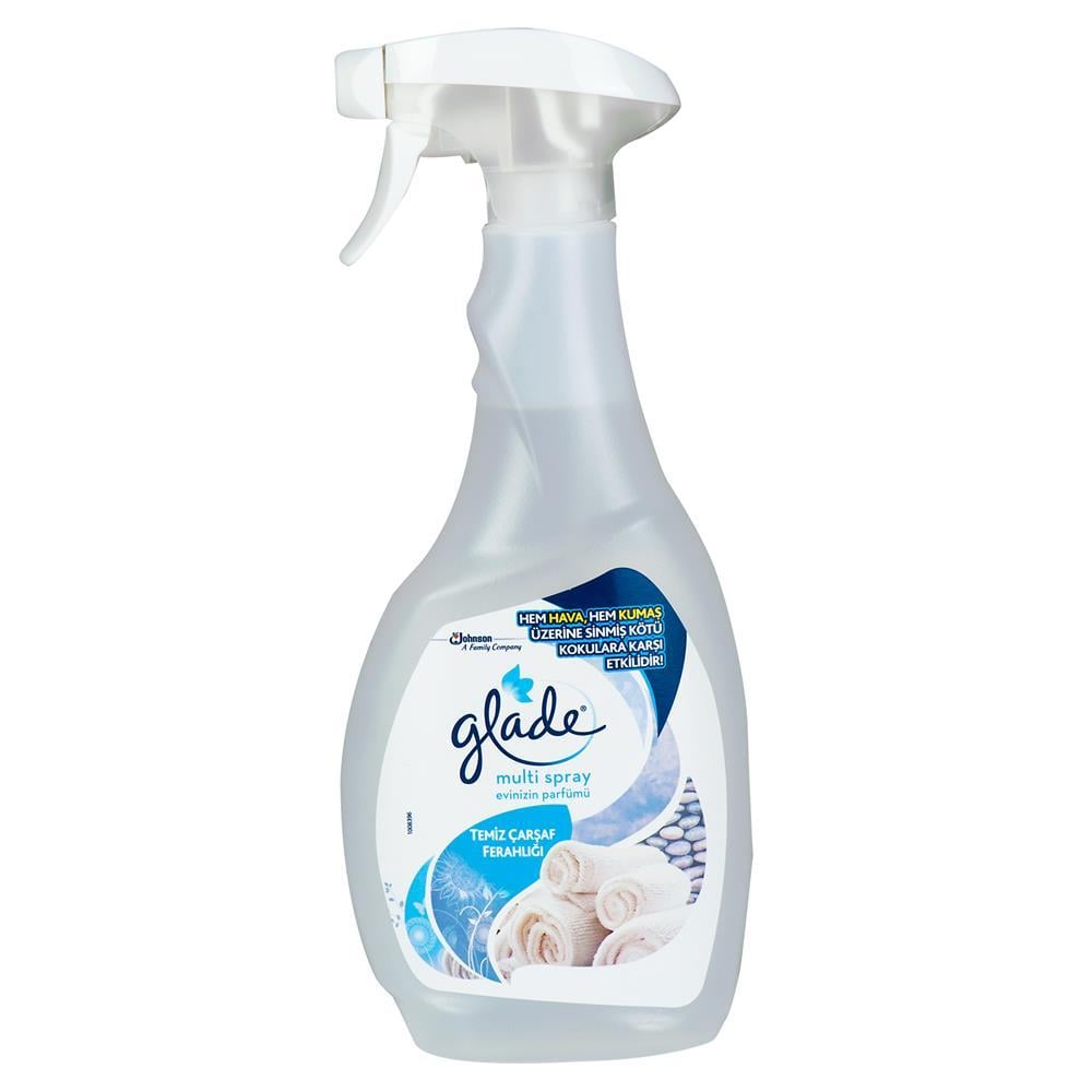 Glade Oda Kokusu Sprey 500ml-Temiz Çarşaf Ferahlığı