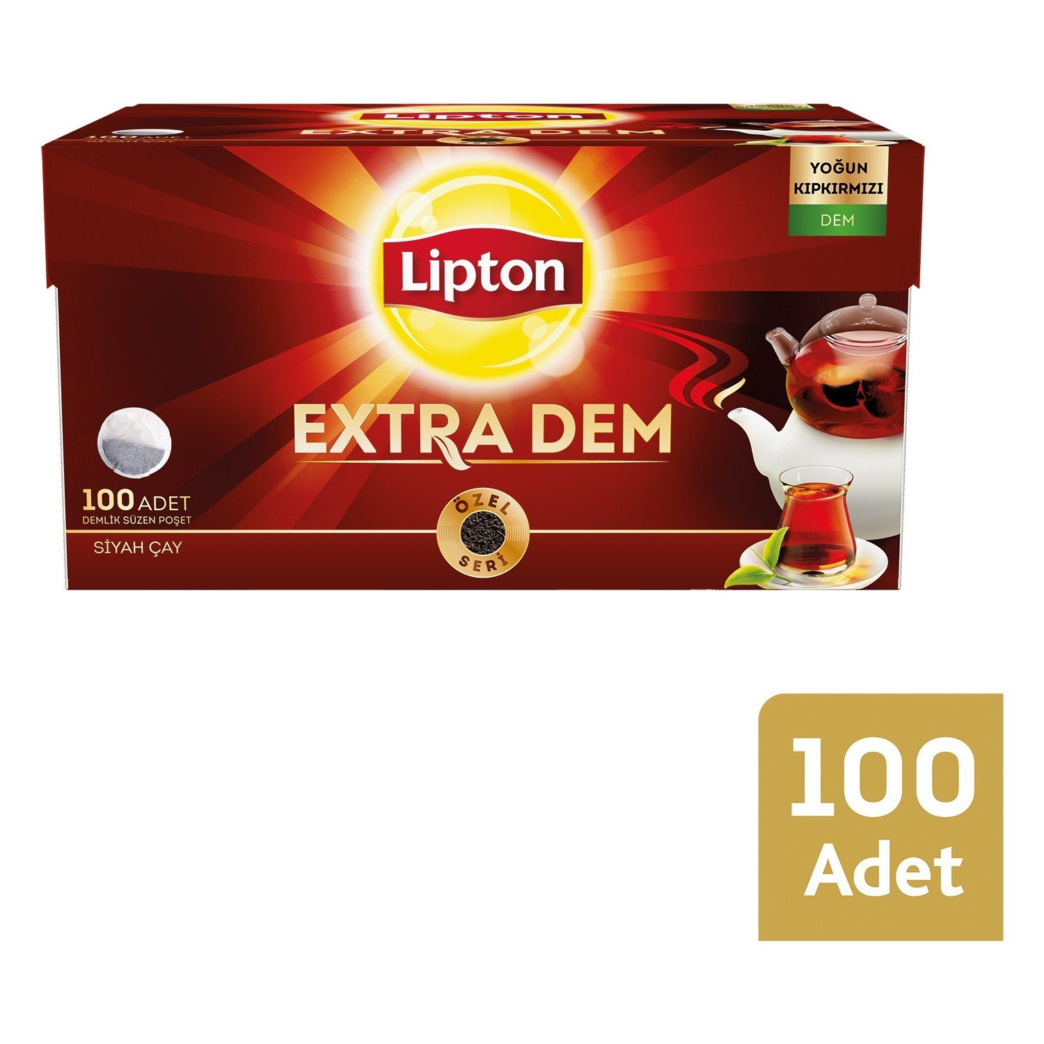Lipton Extra Dem Demlik Poşet çay 100'lü