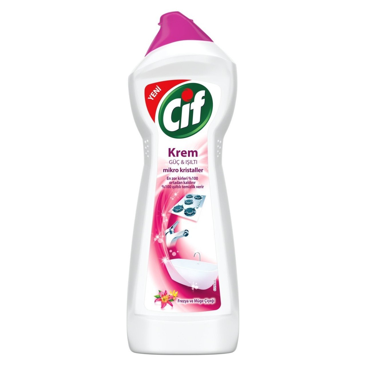 Cif Krem Frezya ve Müge Çiçeği Yüzey Temizleyicisi 750 ml