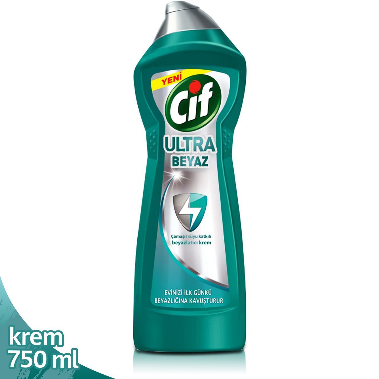 Cif Krem Ultra Beyaz Yüzey Temizleyicisi 750 ml