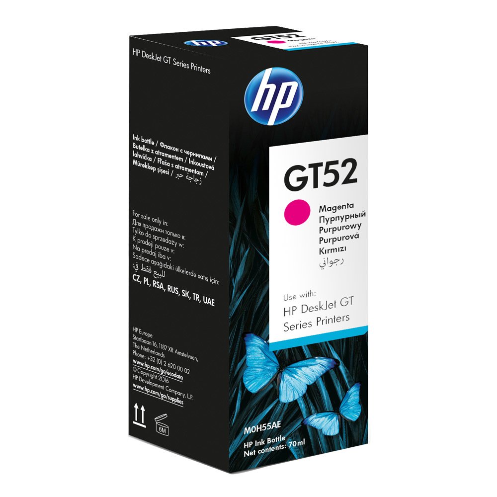 HP GT52 Orjinal Magenta Kırmızı Mürekkep Kartuşu M0H54AE