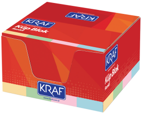 Kraf 117G  8X8 CM Küp Blok Renkli