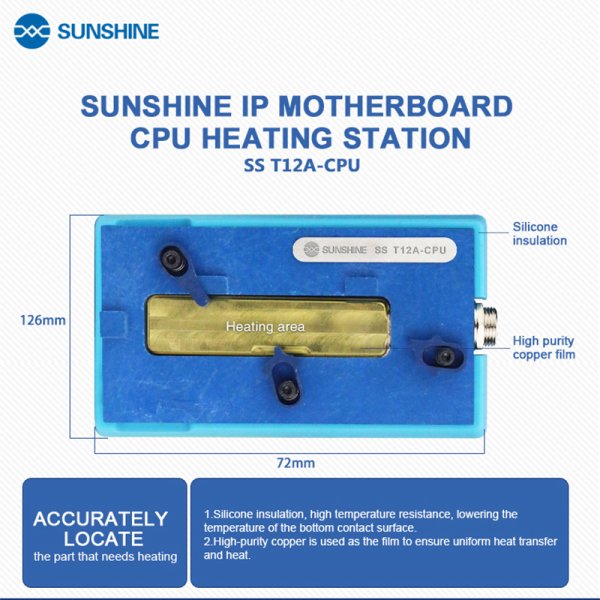 SUNSHINE T12-A  6-6S-6P-6SP-7-7P-8-8P  ANAKART ISITICI