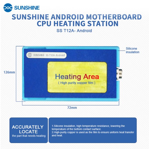 SUNSHINE T12-A  ANDROİD UNIVERSAL ANAKART ISITICI