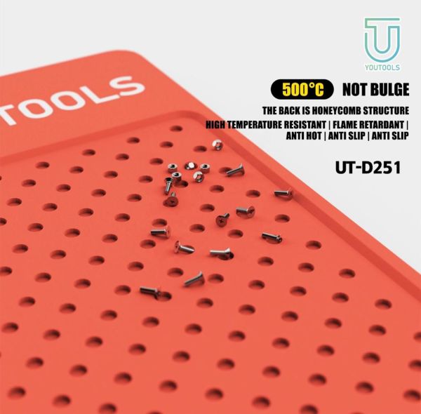 ANTİSTATİC YOUTOOLS TURUNCU-MAVİ KAYMAZ ÇALIMA PEDİ