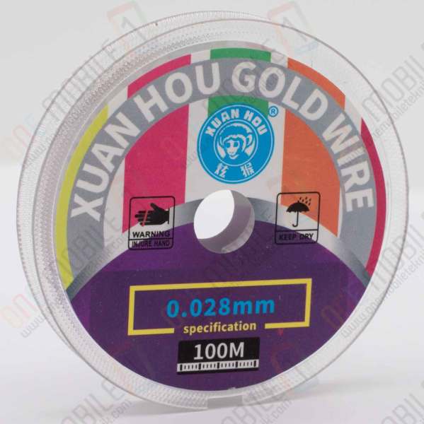 Xuan Hou Ekran Ayırma Teli - Çelik Teli 0.028mm 100m