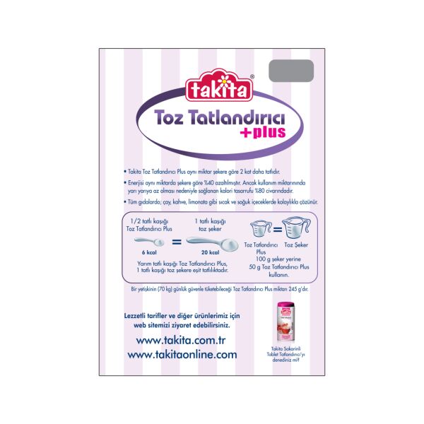 TOZ TATLANDIRICI PLUS 225 GR