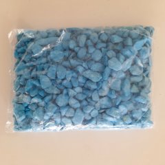 Dekoratif Deniz Mavisi Renkli Taşlar -2 Kg