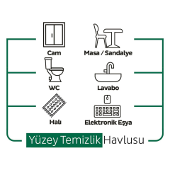 Sleepy Easy Clean Yüzey Temizlik Havlusu 2x15 (30 Yaprak)