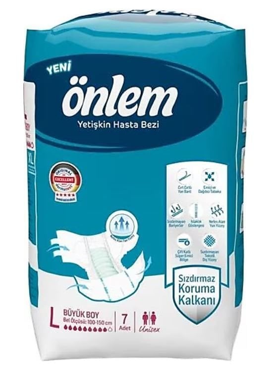 Önlem Yetişkin Hasta Bezi Large 7 Adet