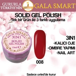 GALA SOLID GEL POLISH 15 ML NO 008