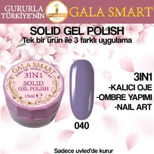 GALA SOLID GEL POLISH 15 ML NO 040