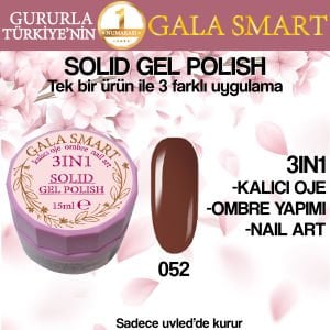 GALA SOLID GEL POLISH 15 ML NO 052