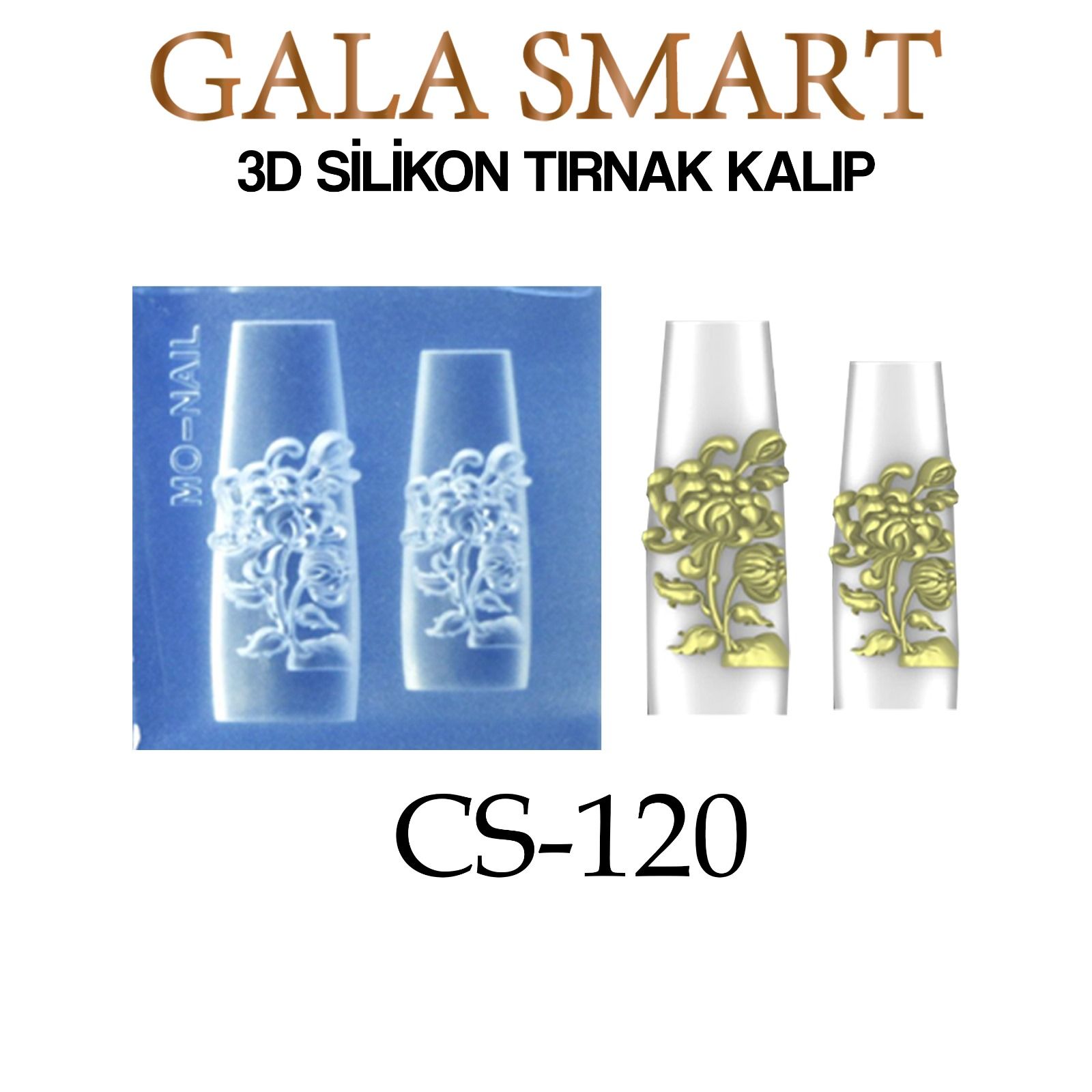 SİLİKON TIRNAK KALIP - MODEL: CS-120