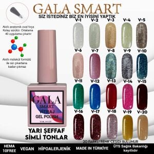 GALA SMART VİTRAJ KALICI OJE 10 ml V18