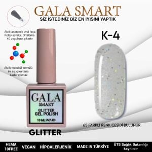 GALA SMART GLİTTER KALICI OJE 10 ml K-04