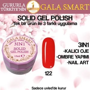 GALA SOLID GEL POLISH 15 ML NO 122