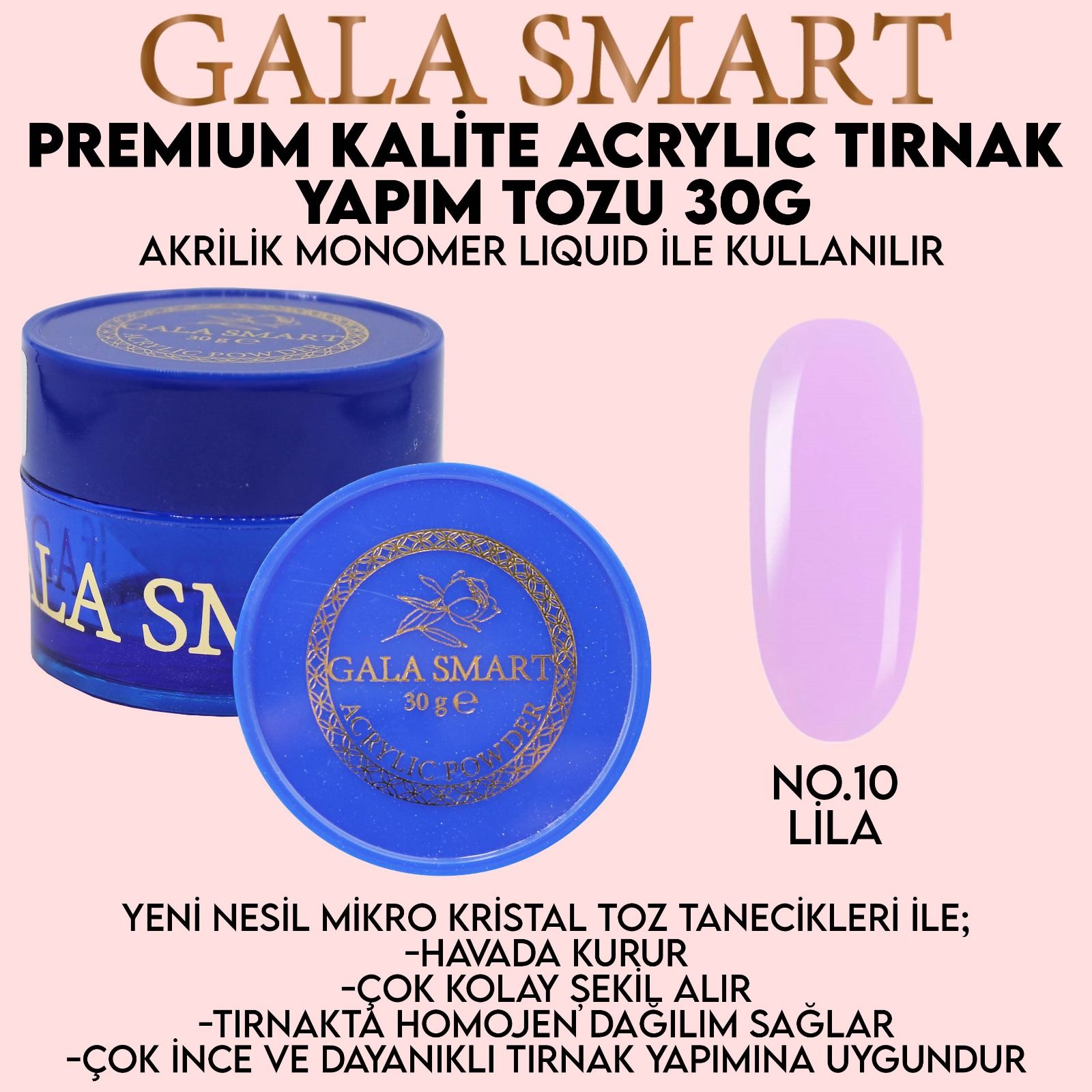 AKRİLİK TOZ PREMİUM 30 g - NO:10