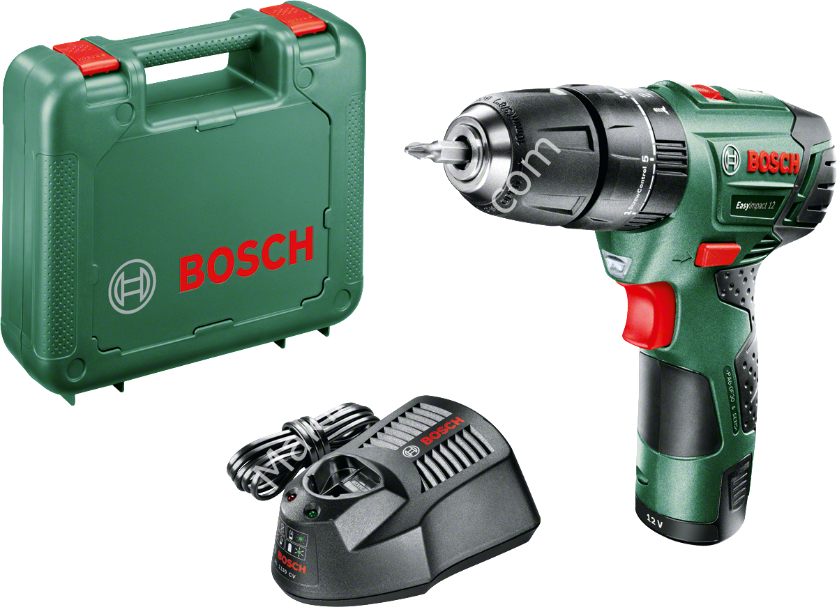 Bosch Easy Impact 12 Darbeli Matkap(2,5 AH Tek Akü)